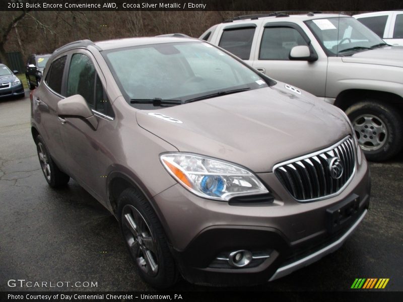 Cocoa Silver Metallic / Ebony 2013 Buick Encore Convenience AWD