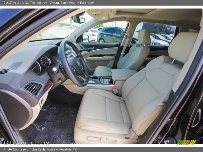 Crystal Black Pearl / Parchment 2017 Acura MDX Technology