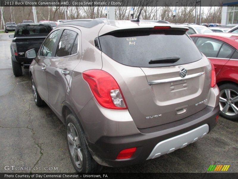 Cocoa Silver Metallic / Ebony 2013 Buick Encore Convenience AWD