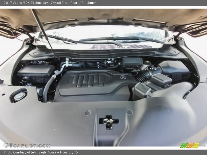 Crystal Black Pearl / Parchment 2017 Acura MDX Technology