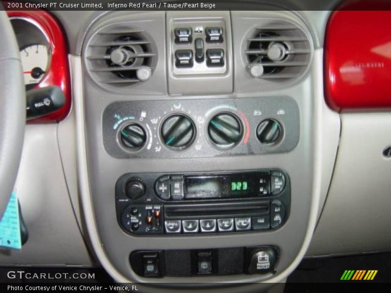 Inferno Red Pearl / Taupe/Pearl Beige 2001 Chrysler PT Cruiser Limited