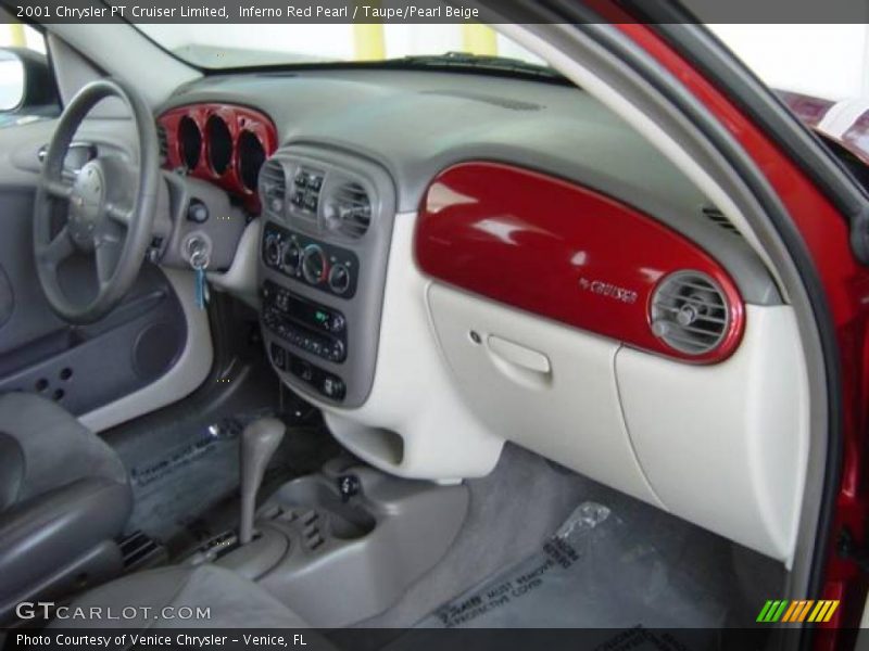 Inferno Red Pearl / Taupe/Pearl Beige 2001 Chrysler PT Cruiser Limited