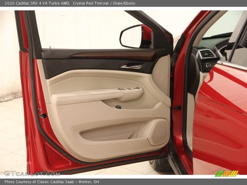 Crystal Red Tintcoat / Shale/Ebony 2010 Cadillac SRX 4 V6 Turbo AWD