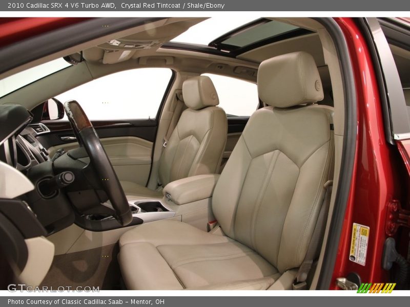Crystal Red Tintcoat / Shale/Ebony 2010 Cadillac SRX 4 V6 Turbo AWD