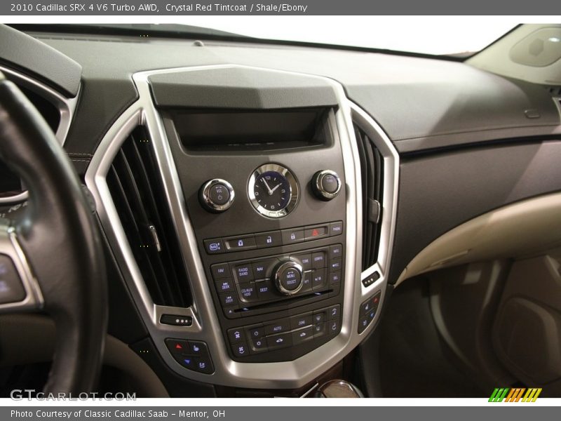 Crystal Red Tintcoat / Shale/Ebony 2010 Cadillac SRX 4 V6 Turbo AWD