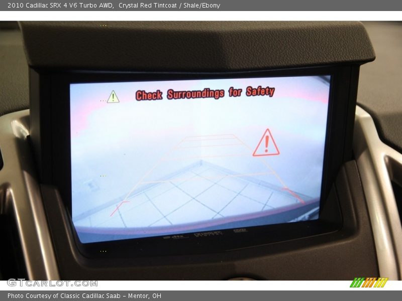 Crystal Red Tintcoat / Shale/Ebony 2010 Cadillac SRX 4 V6 Turbo AWD
