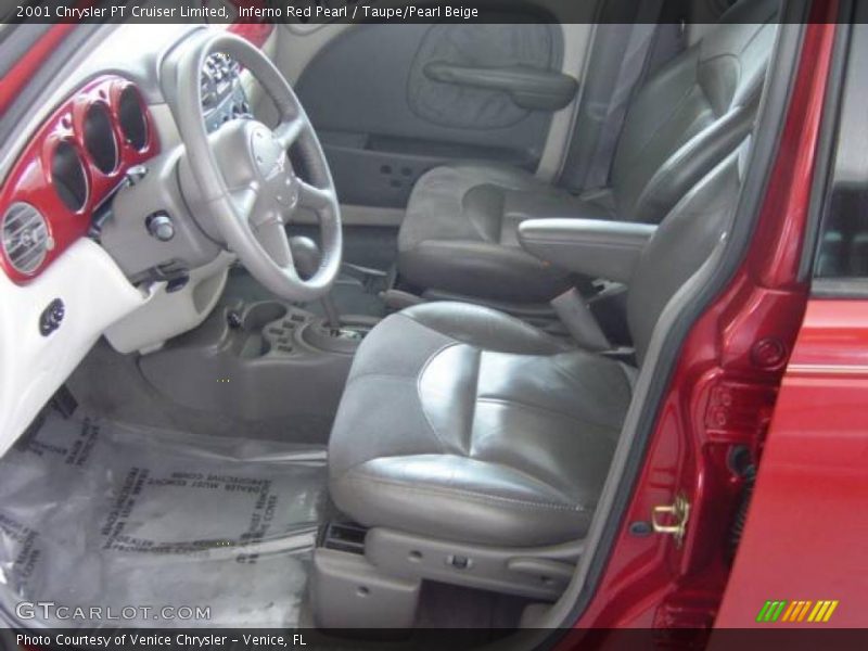 Inferno Red Pearl / Taupe/Pearl Beige 2001 Chrysler PT Cruiser Limited