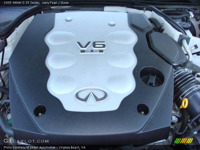 Ivory Pearl / Stone 2005 Infiniti G 35 Sedan