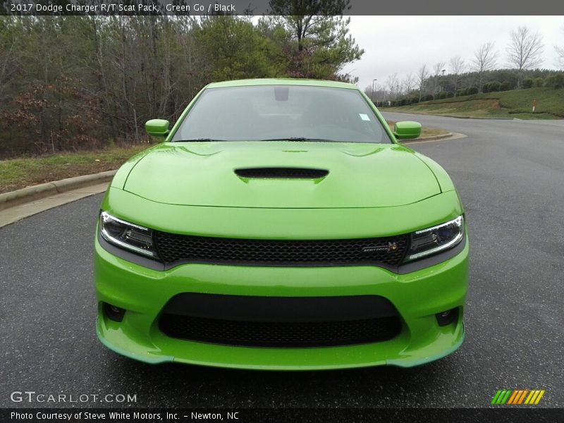 Green Go / Black 2017 Dodge Charger R/T Scat Pack