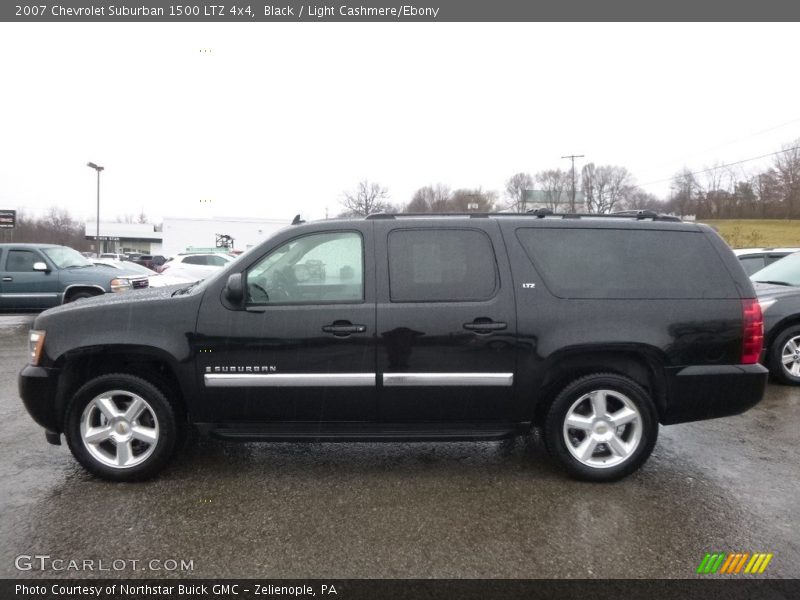 Black / Light Cashmere/Ebony 2007 Chevrolet Suburban 1500 LTZ 4x4