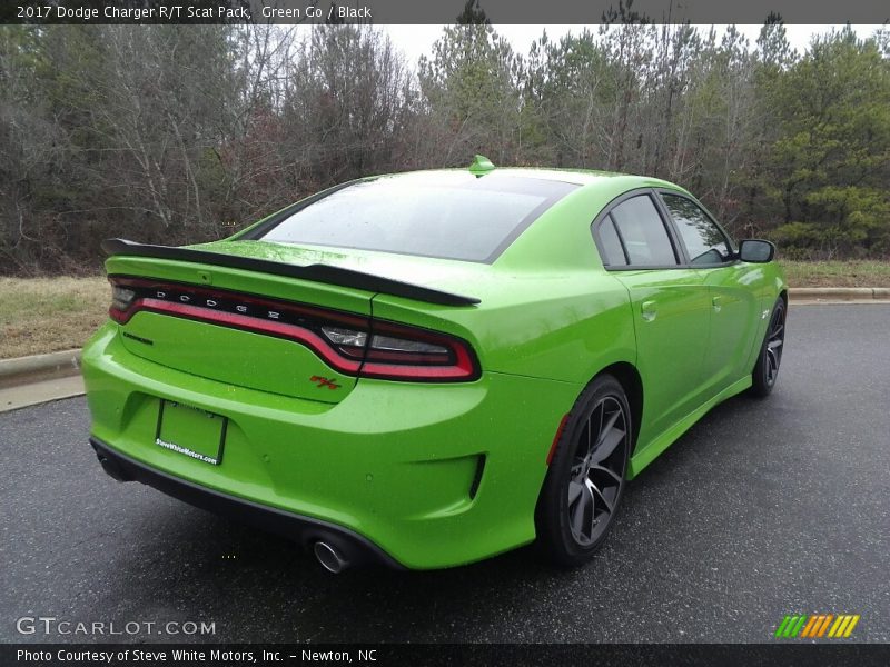 Green Go / Black 2017 Dodge Charger R/T Scat Pack