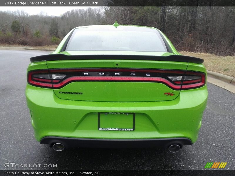 Green Go / Black 2017 Dodge Charger R/T Scat Pack