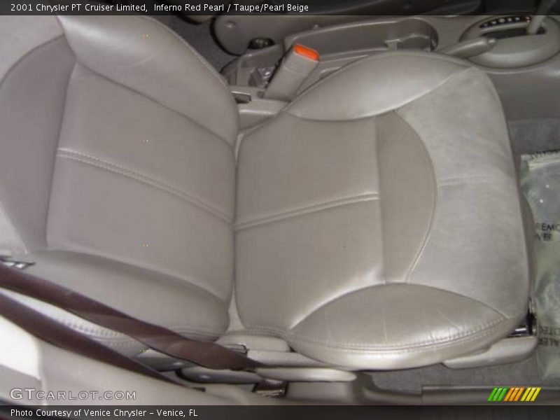 Inferno Red Pearl / Taupe/Pearl Beige 2001 Chrysler PT Cruiser Limited
