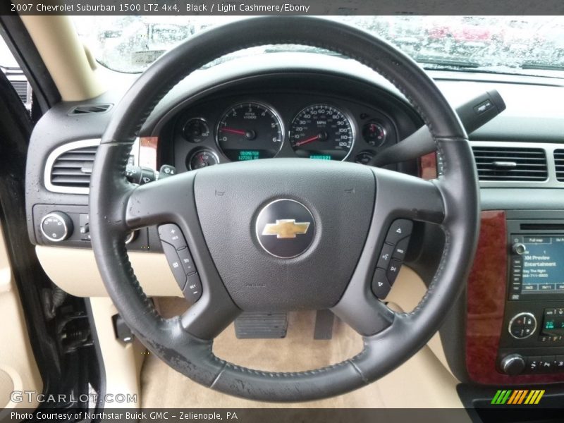 Black / Light Cashmere/Ebony 2007 Chevrolet Suburban 1500 LTZ 4x4