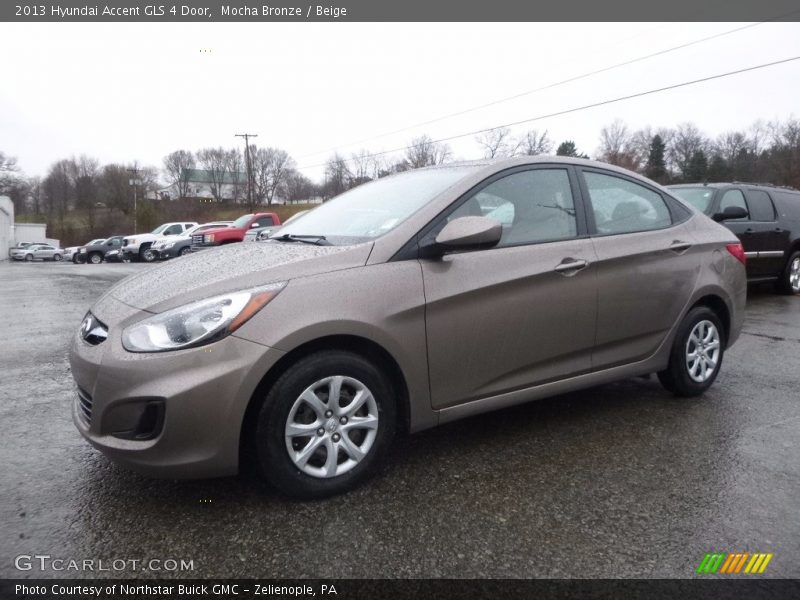 Mocha Bronze / Beige 2013 Hyundai Accent GLS 4 Door