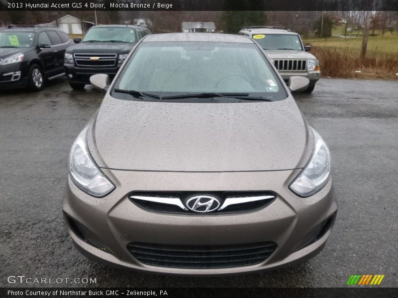 Mocha Bronze / Beige 2013 Hyundai Accent GLS 4 Door