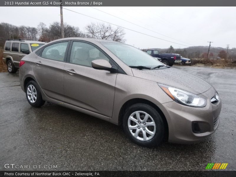 Mocha Bronze / Beige 2013 Hyundai Accent GLS 4 Door