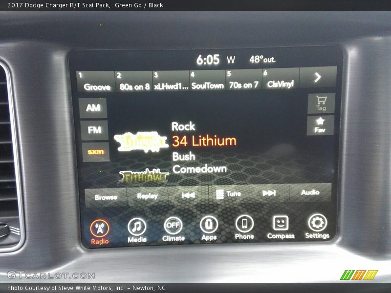 Green Go / Black 2017 Dodge Charger R/T Scat Pack