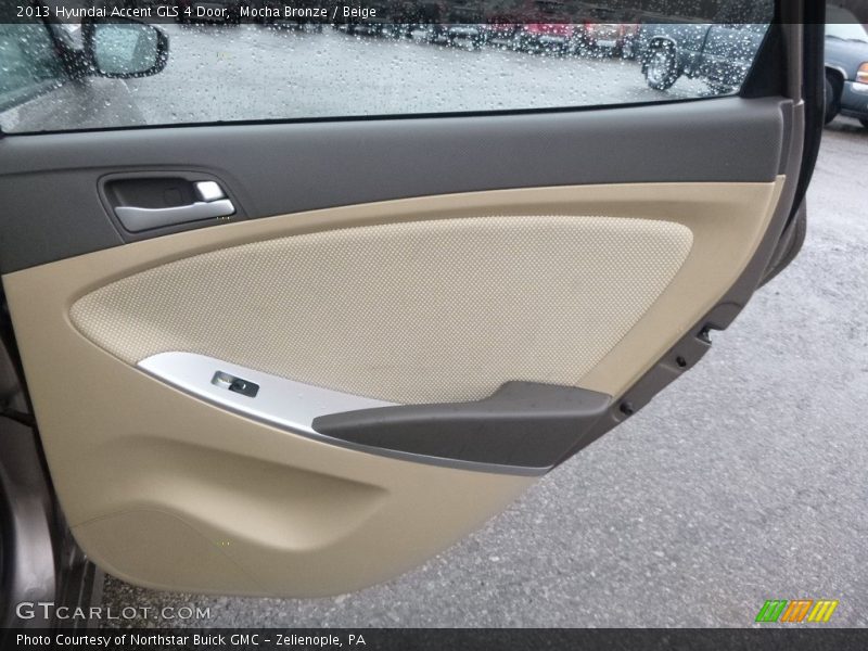 Mocha Bronze / Beige 2013 Hyundai Accent GLS 4 Door
