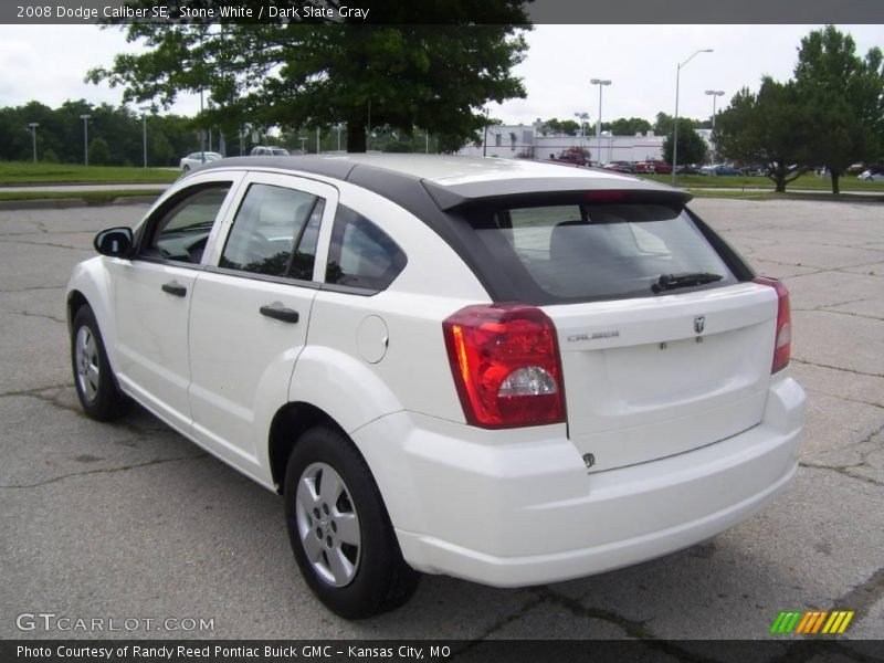 Stone White / Dark Slate Gray 2008 Dodge Caliber SE