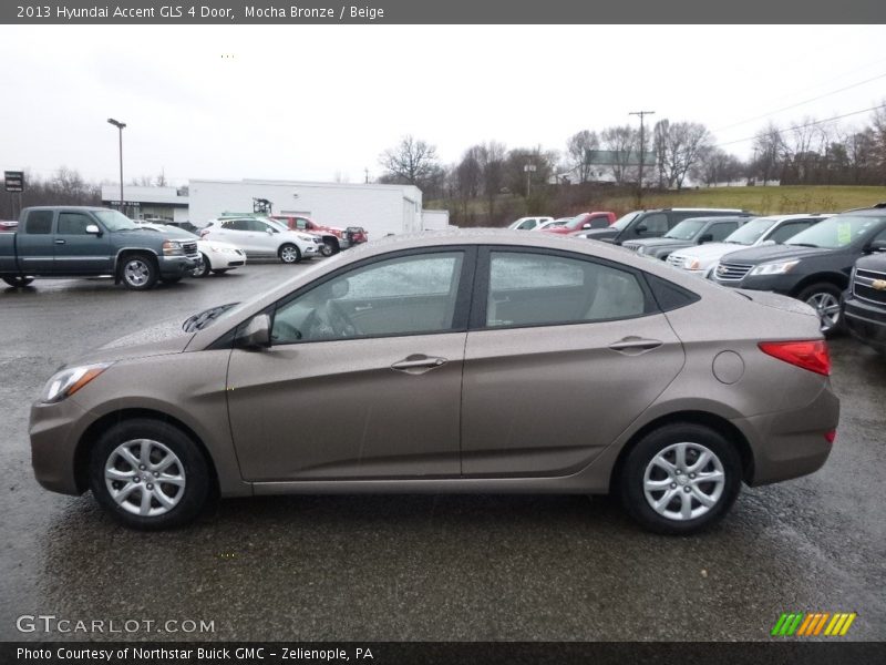 Mocha Bronze / Beige 2013 Hyundai Accent GLS 4 Door