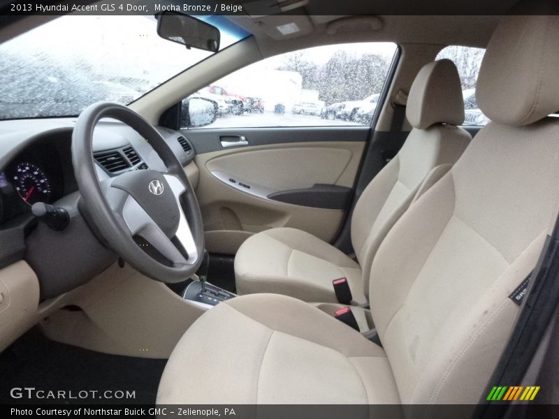 Mocha Bronze / Beige 2013 Hyundai Accent GLS 4 Door