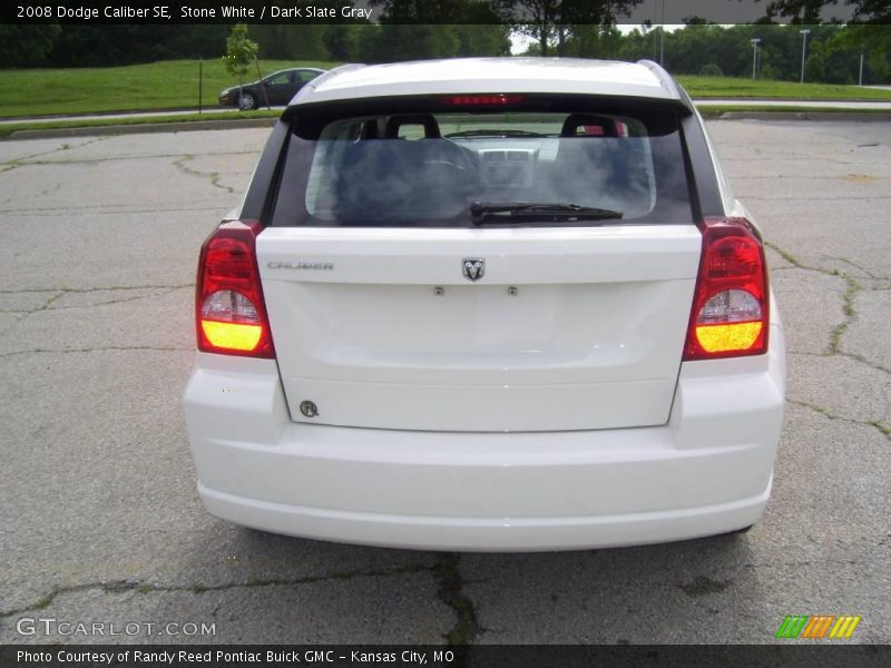 Stone White / Dark Slate Gray 2008 Dodge Caliber SE