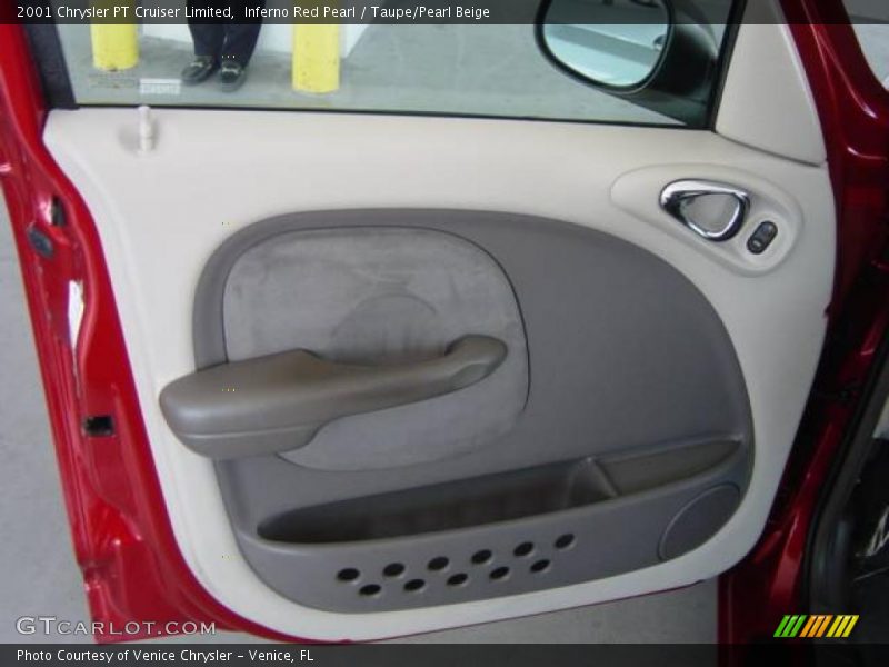 Inferno Red Pearl / Taupe/Pearl Beige 2001 Chrysler PT Cruiser Limited