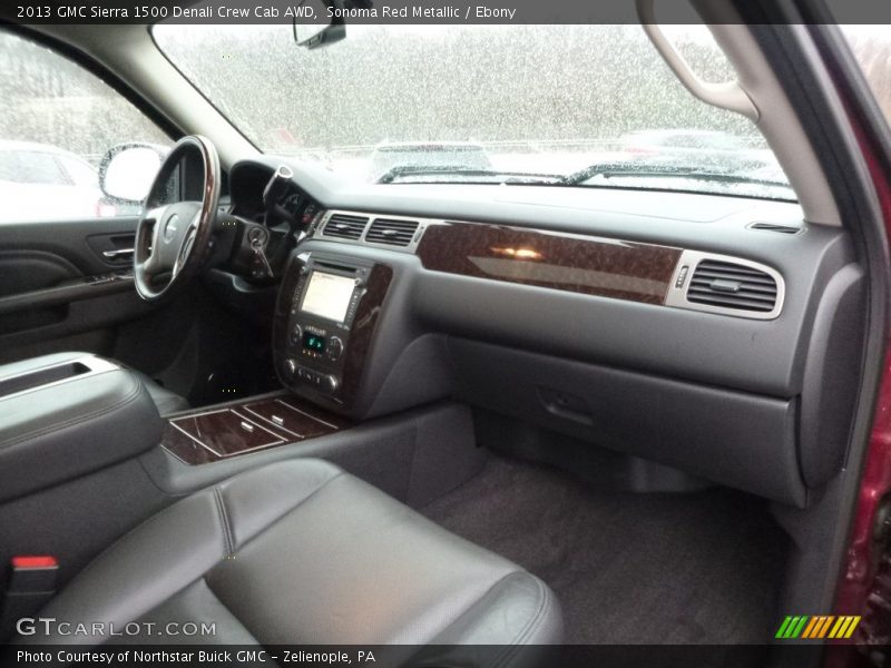 Sonoma Red Metallic / Ebony 2013 GMC Sierra 1500 Denali Crew Cab AWD