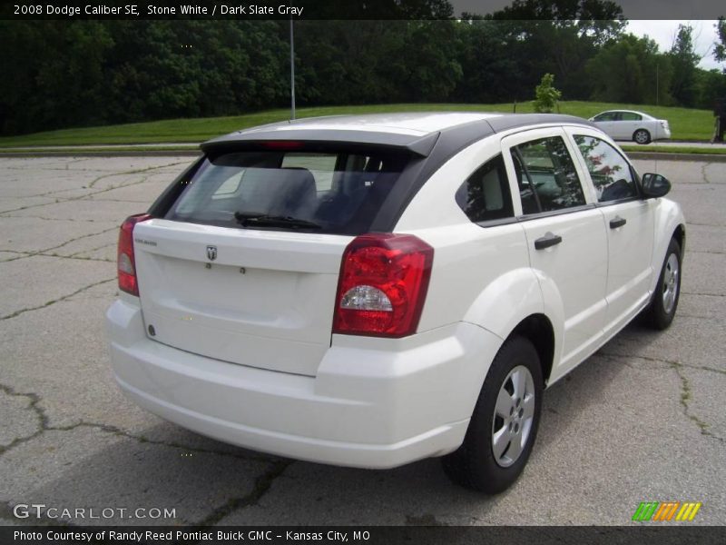 Stone White / Dark Slate Gray 2008 Dodge Caliber SE