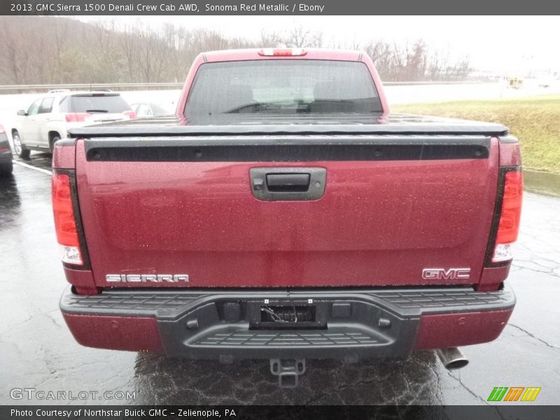 Sonoma Red Metallic / Ebony 2013 GMC Sierra 1500 Denali Crew Cab AWD