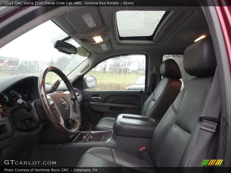 Sonoma Red Metallic / Ebony 2013 GMC Sierra 1500 Denali Crew Cab AWD