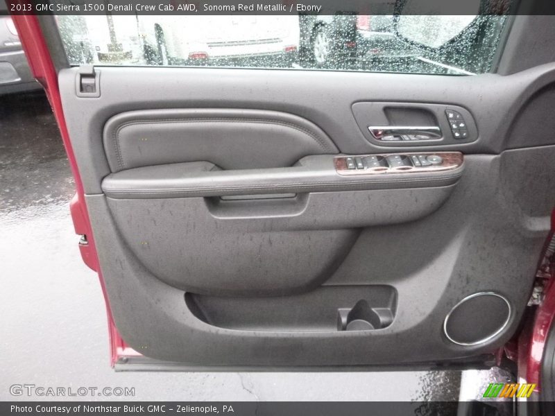 Sonoma Red Metallic / Ebony 2013 GMC Sierra 1500 Denali Crew Cab AWD