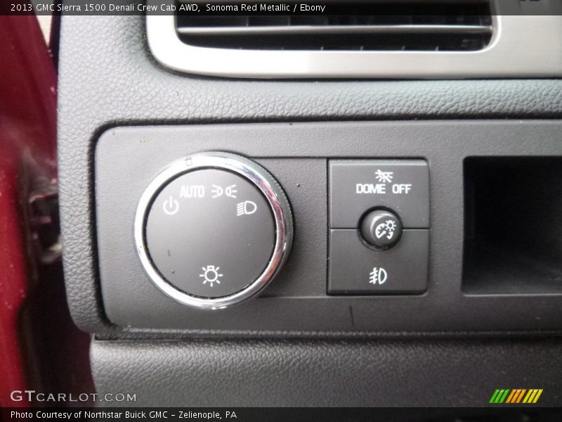 Sonoma Red Metallic / Ebony 2013 GMC Sierra 1500 Denali Crew Cab AWD