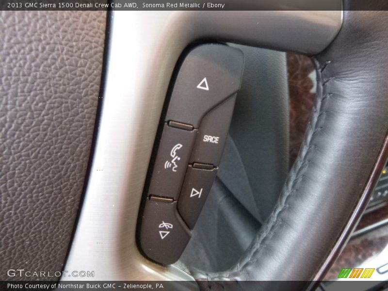 Sonoma Red Metallic / Ebony 2013 GMC Sierra 1500 Denali Crew Cab AWD