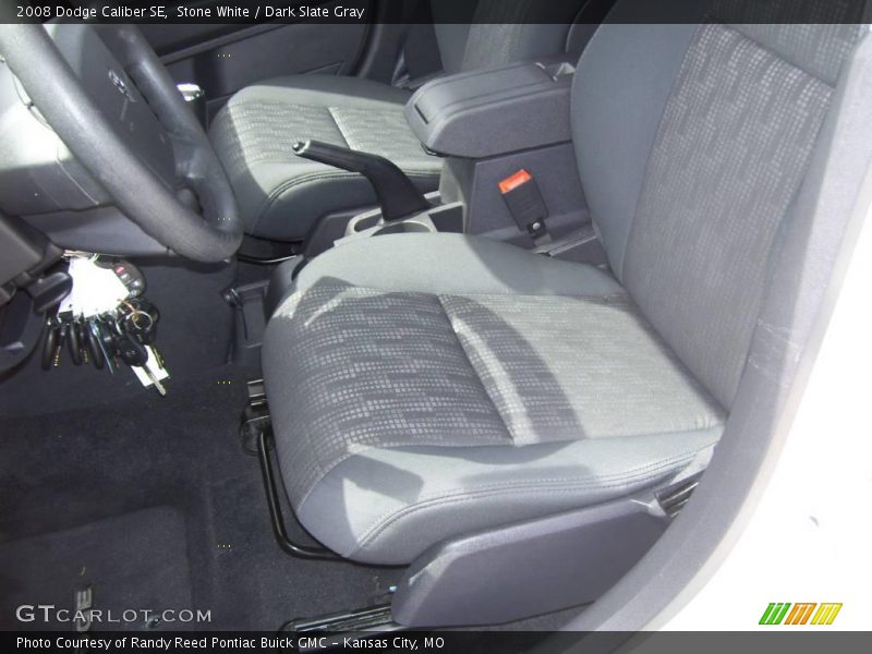 Stone White / Dark Slate Gray 2008 Dodge Caliber SE