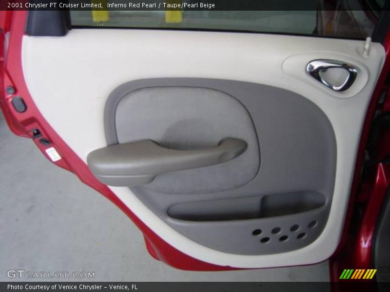 Inferno Red Pearl / Taupe/Pearl Beige 2001 Chrysler PT Cruiser Limited