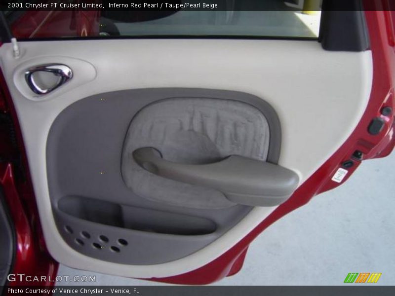 Inferno Red Pearl / Taupe/Pearl Beige 2001 Chrysler PT Cruiser Limited