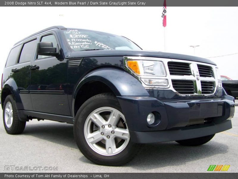 Modern Blue Pearl / Dark Slate Gray/Light Slate Gray 2008 Dodge Nitro SLT 4x4