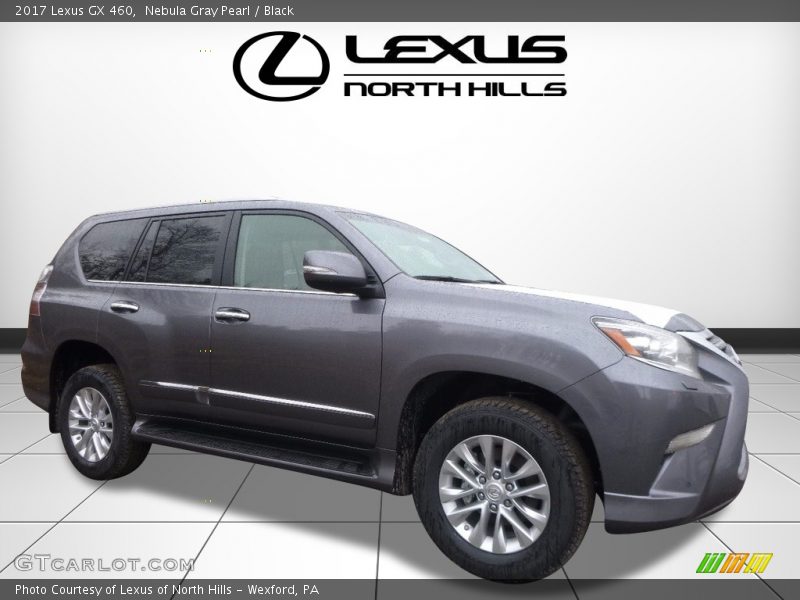 Nebula Gray Pearl / Black 2017 Lexus GX 460