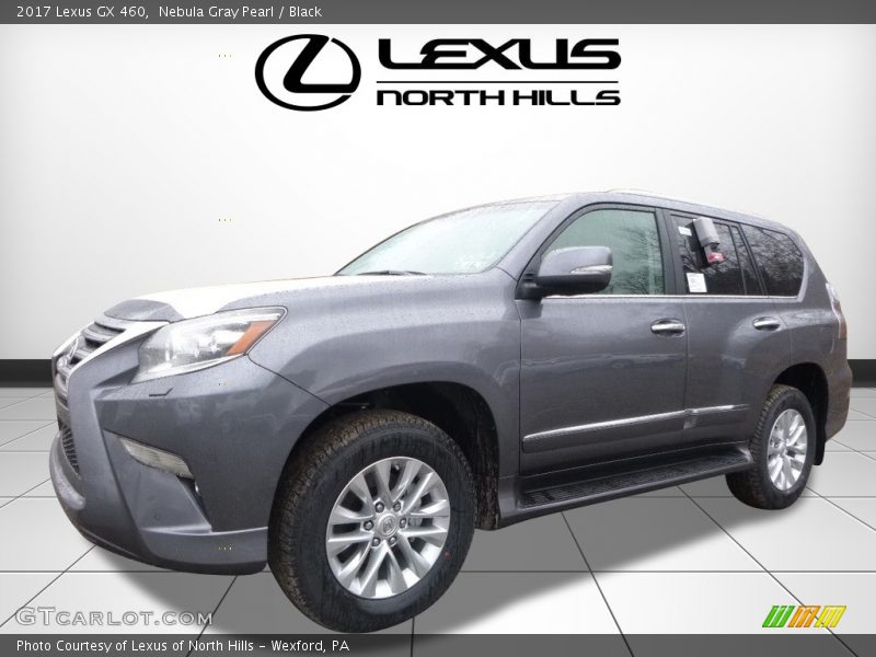 Nebula Gray Pearl / Black 2017 Lexus GX 460