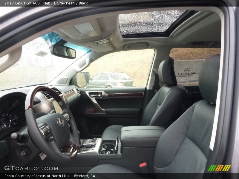 Nebula Gray Pearl / Black 2017 Lexus GX 460