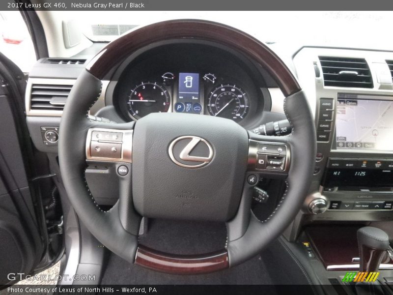 Nebula Gray Pearl / Black 2017 Lexus GX 460