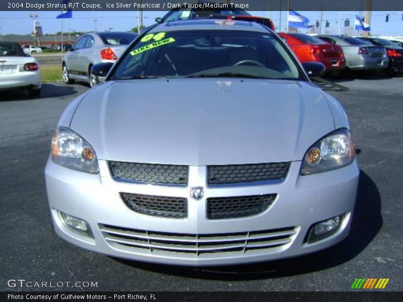 Ice Silver Pearlcoat / Dark Taupe/Medium Taupe 2004 Dodge Stratus R/T Coupe