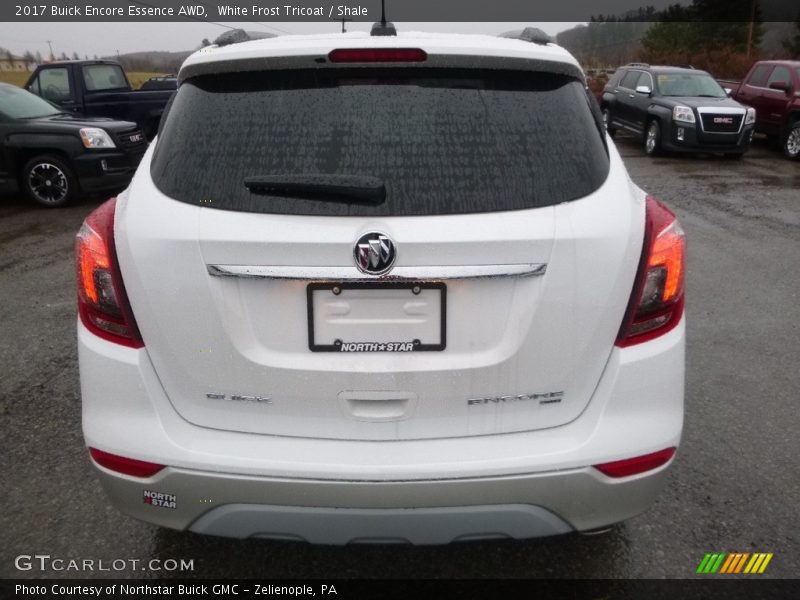 White Frost Tricoat / Shale 2017 Buick Encore Essence AWD