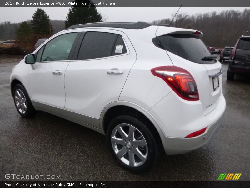 White Frost Tricoat / Shale 2017 Buick Encore Essence AWD