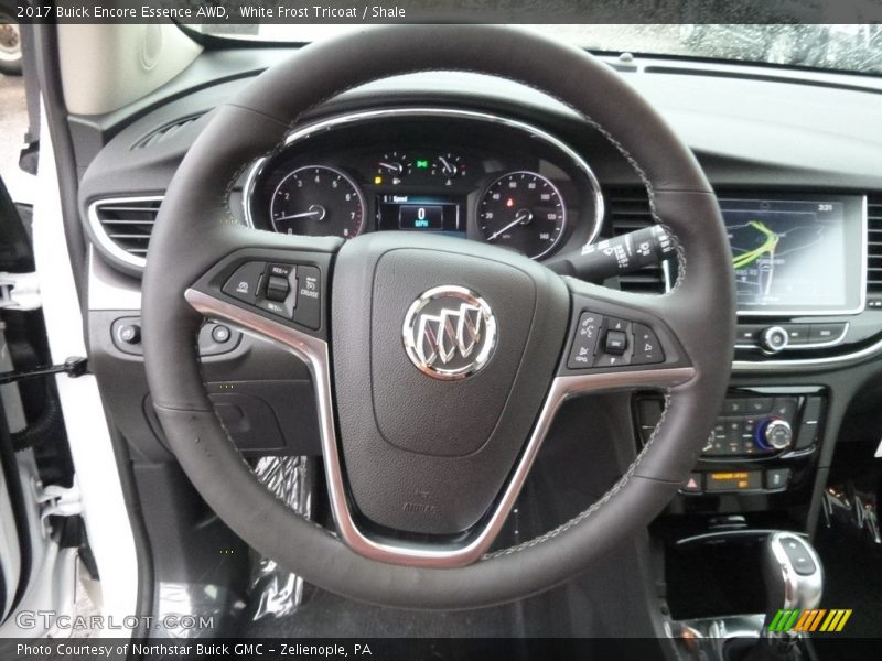 White Frost Tricoat / Shale 2017 Buick Encore Essence AWD