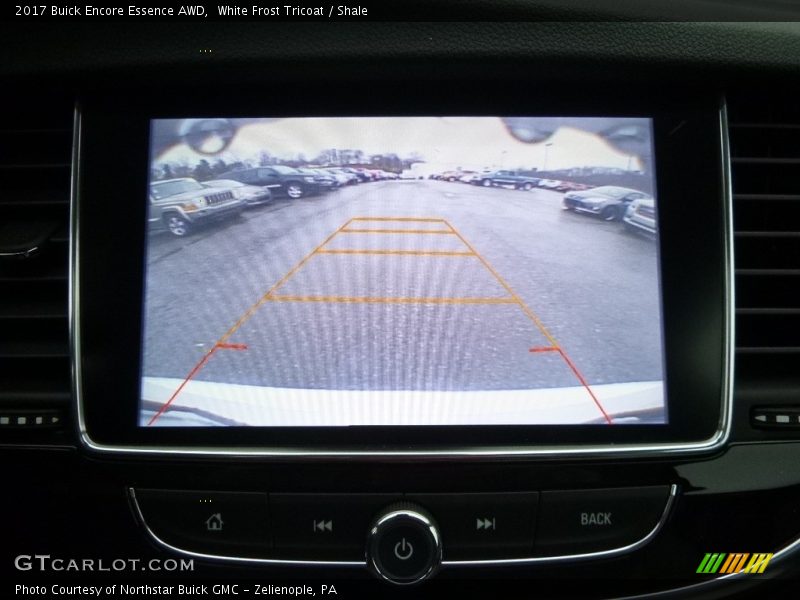 White Frost Tricoat / Shale 2017 Buick Encore Essence AWD