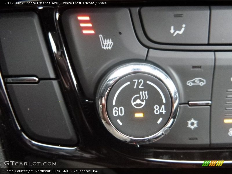White Frost Tricoat / Shale 2017 Buick Encore Essence AWD