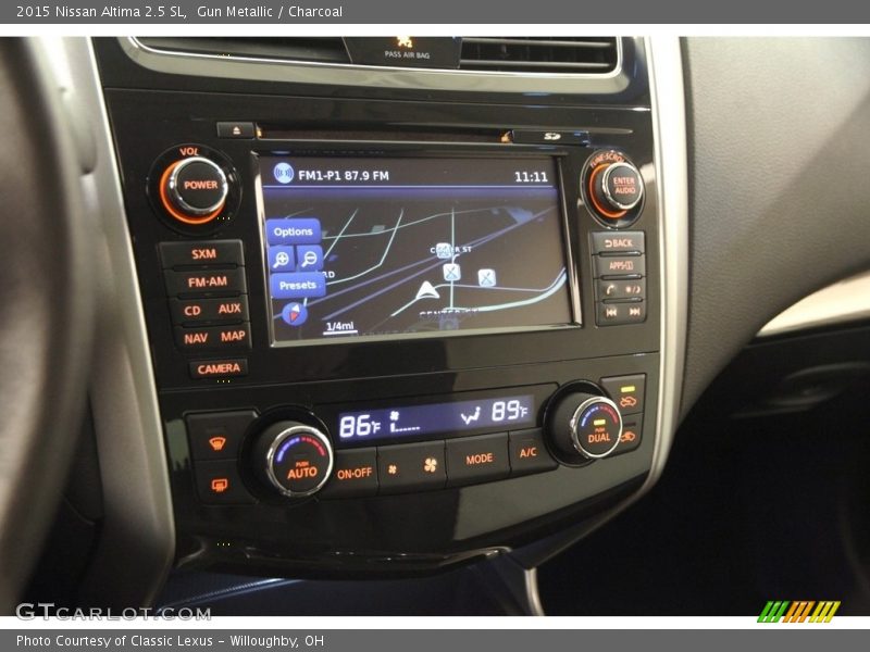 Gun Metallic / Charcoal 2015 Nissan Altima 2.5 SL